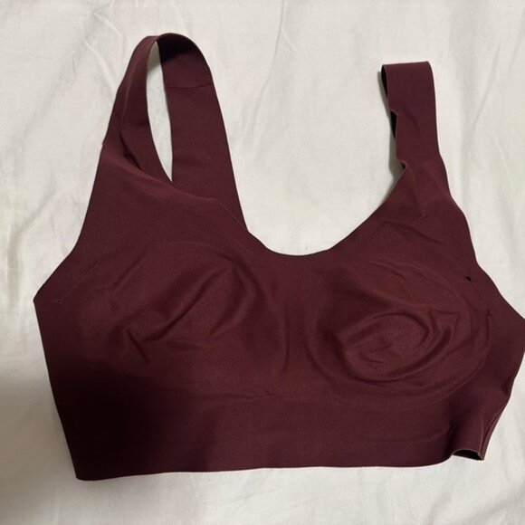 Aerie Smoothez Padded Scoop Bralette Maroon Size Extra Small - Picture 6 of 6